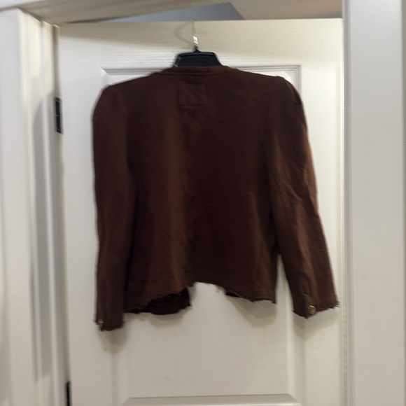 Grey State Distressed Chocolate Jacket - Picture 4 of 4